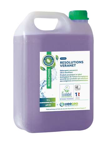 Image de VERANET DETERGENT CONCENTRE ULTRA MOUILLANT PIN FLEURI 5L