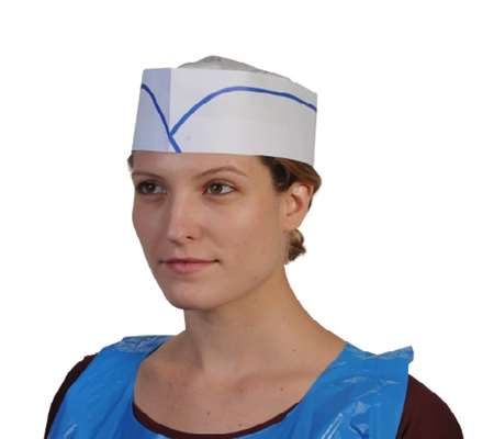 Image de CALOT PAP LISERE BLEU REGLABLE BTE DE 100