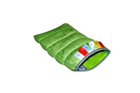 GANT MICROFIBRE VITRE VERT  DELTA 14X26CM LOT DE 2